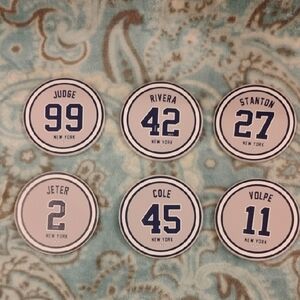 New York Yankees Baseball Coaster Set